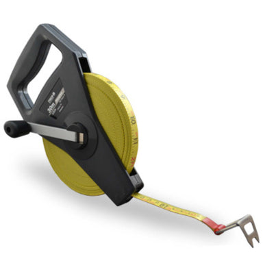 Fisco Ranger Measuring Tape | Open Case | 30m 50m | Black case, yellow tape