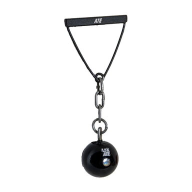 Discus Tool. Ball on a chain with handle for throws training.
