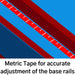 DIMA Pole Vault International Landing System | Measurement tape for rail adjustment