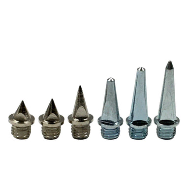 Track Running Spike Pins | Steel | Pyramid Shaped | 5mm, 6mm, 9mm, 12mm, 15mm, 18mm