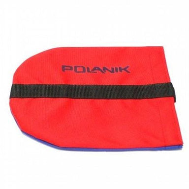 red Polanik discus bag with black strap
