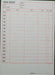 Pad of pressure copy paper for track results.  150 sheets, 16 competitors