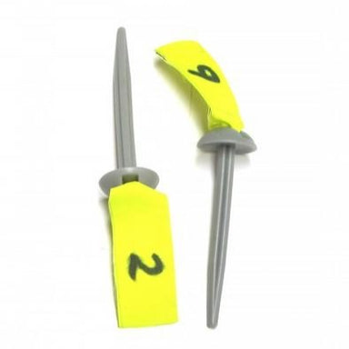 Ground markers, distance marker for disabled throws