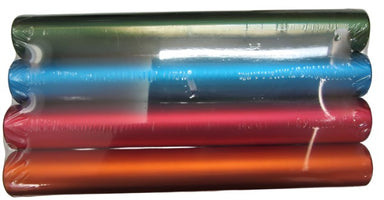 Set of 8 coloured aluminium relay batons