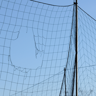 Replacement and Repairs for Hammer and Discus Cage | Damaged netting