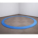 Polanik Foam Discus Training Circle set up on a carpeted gym floor