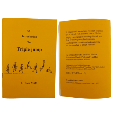 Introduction to Triple Jump Coaching Book | Front and Back cover