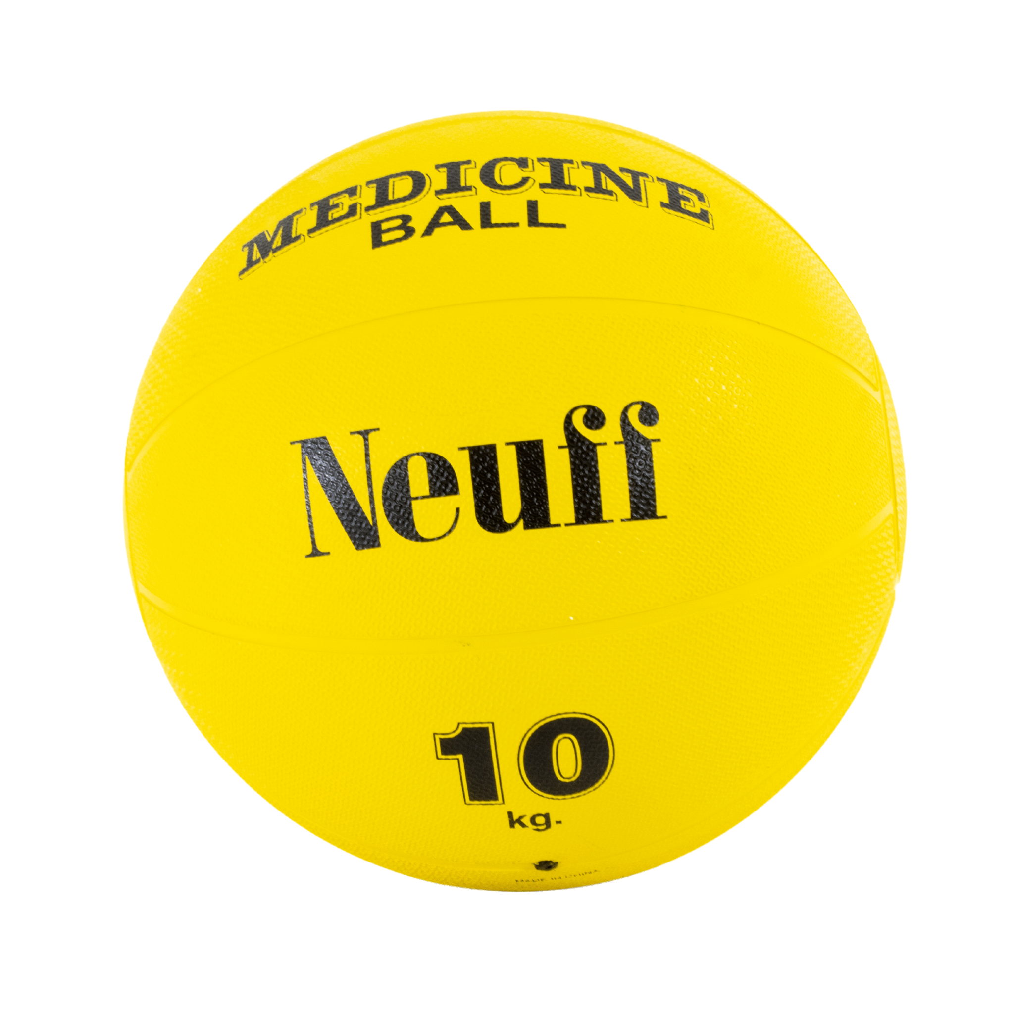 Neuff Medicine Ball | 10 kg | Yellow with black logo