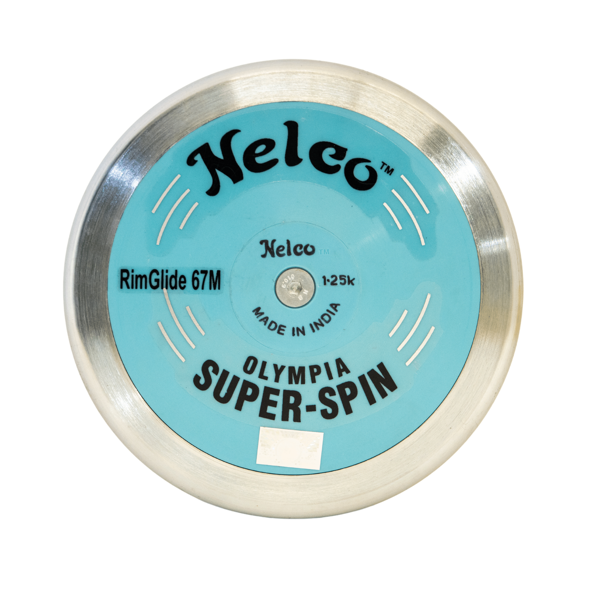 Nelco Olympia Super Spin Discus | Blue side plates | 1.25 kg