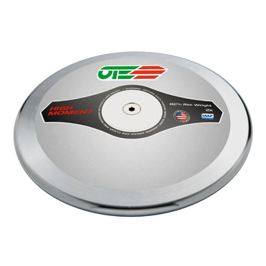 OTE High Moment Discus | High Spin Elite Discus | Silver aluminium side plates