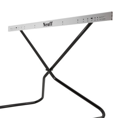 Plyometric Hurdle, scissor hurdle | White PVC top bar with painted metal legs | Neuff Brand