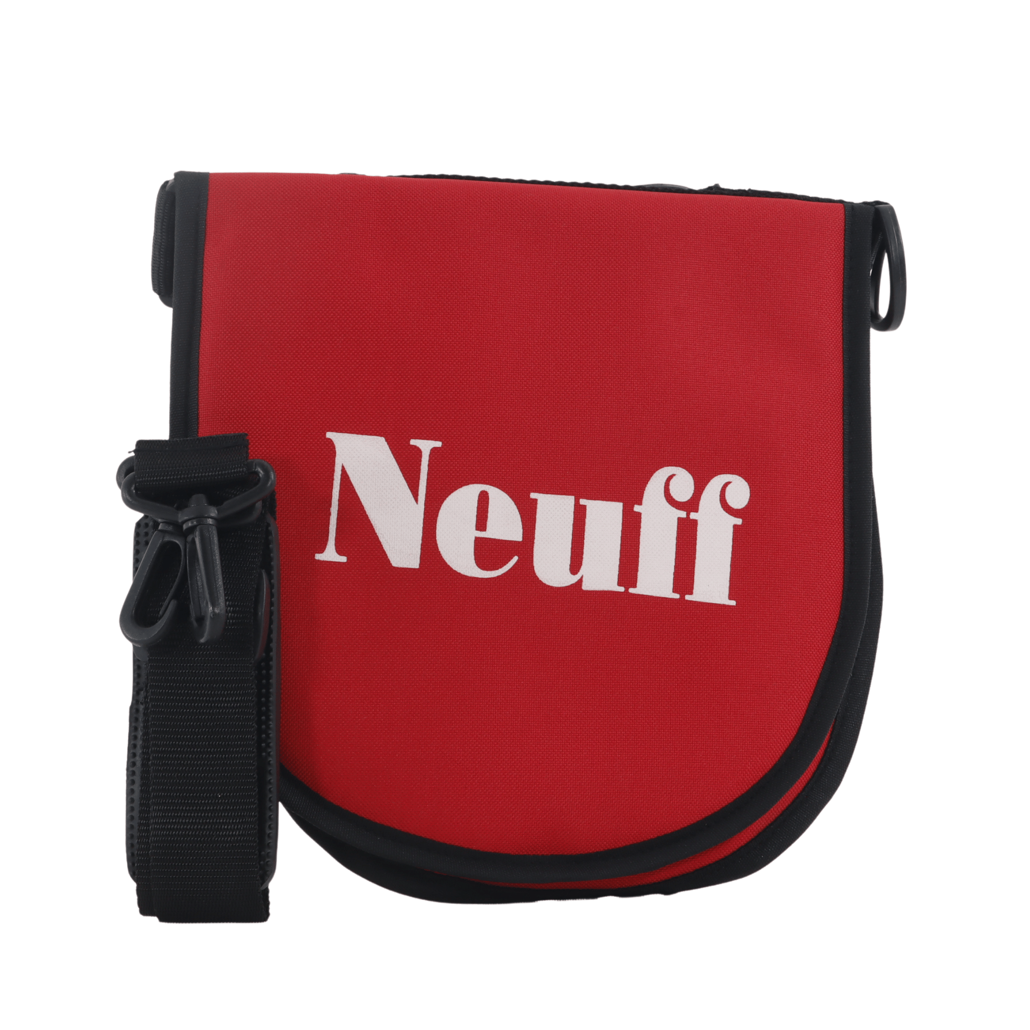 red padded double discus bag to hold two discus