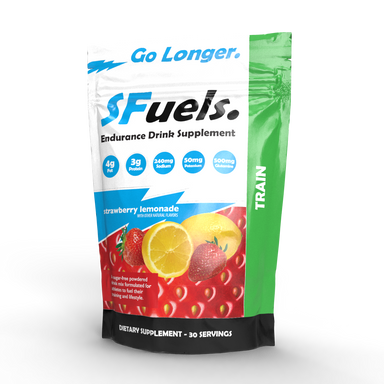 SFuels Train: Strawberry & Lemonade Low Carb High Fat Endurance Sports Drink 