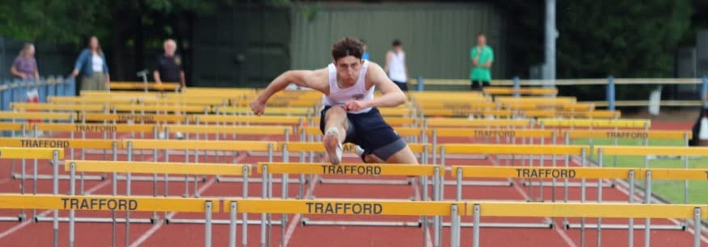 Ed Moore - Wirral AC hurdler - photography by Ashley Pritchard (cleared)