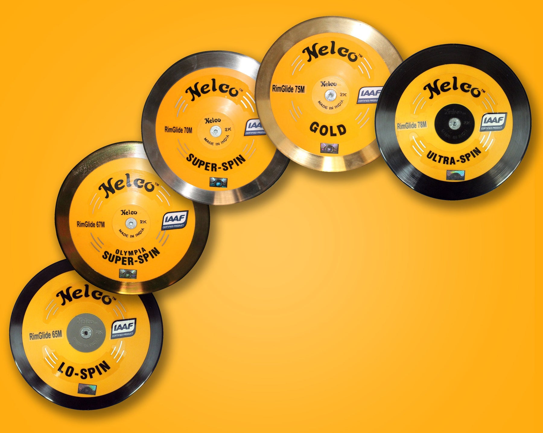 Nelco RimGlide discus range