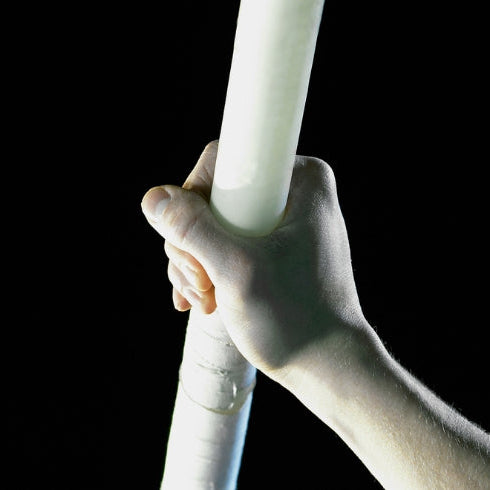 Pole Vault Athlete with Vaulting Pole