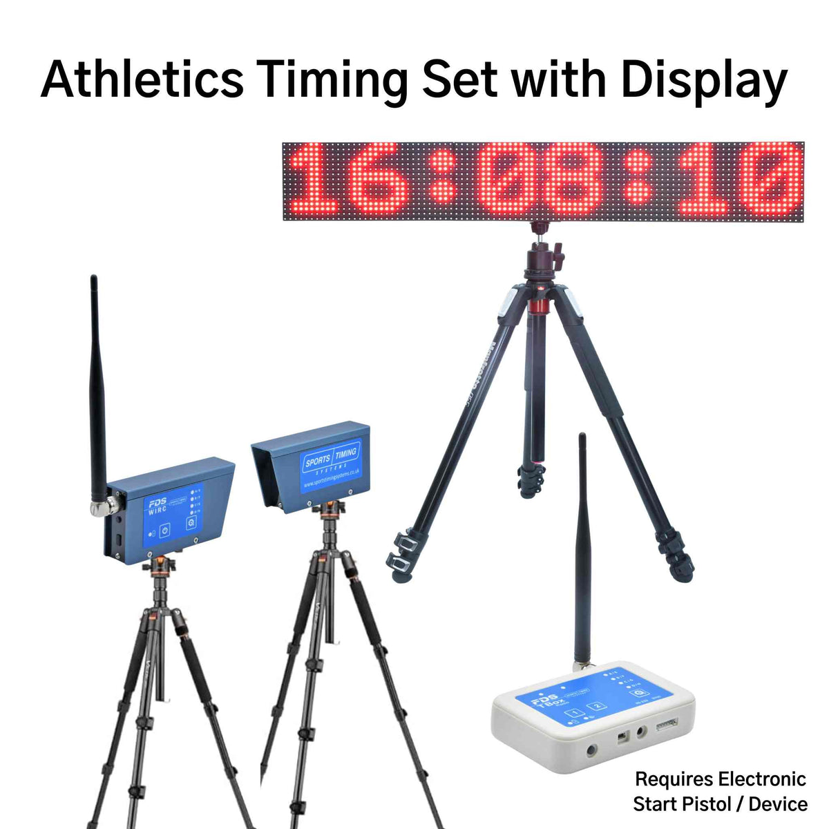 Athletics Timing Set with LED display