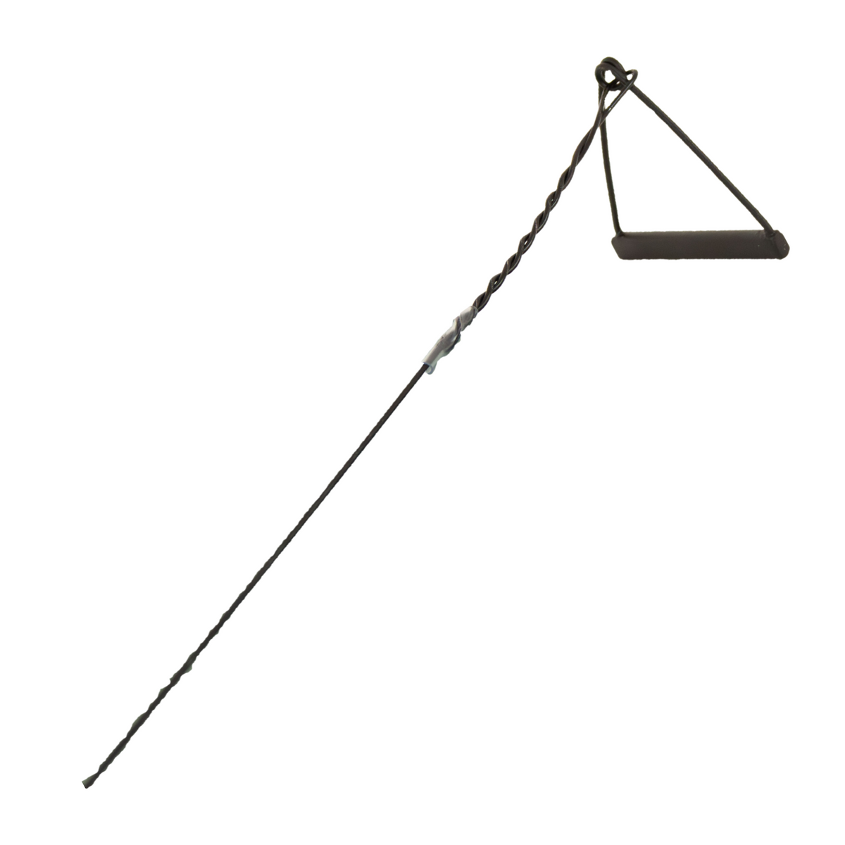 Hammer wire with a twist connection to a triangular hammer handle
