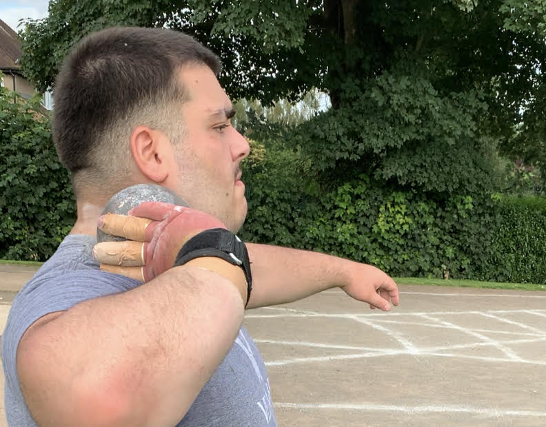 Shot Put Athlete