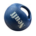 A blue medicine ball with a handle, featuring the brand name 'Neuri' printed in white on the side, set against a plain white background.