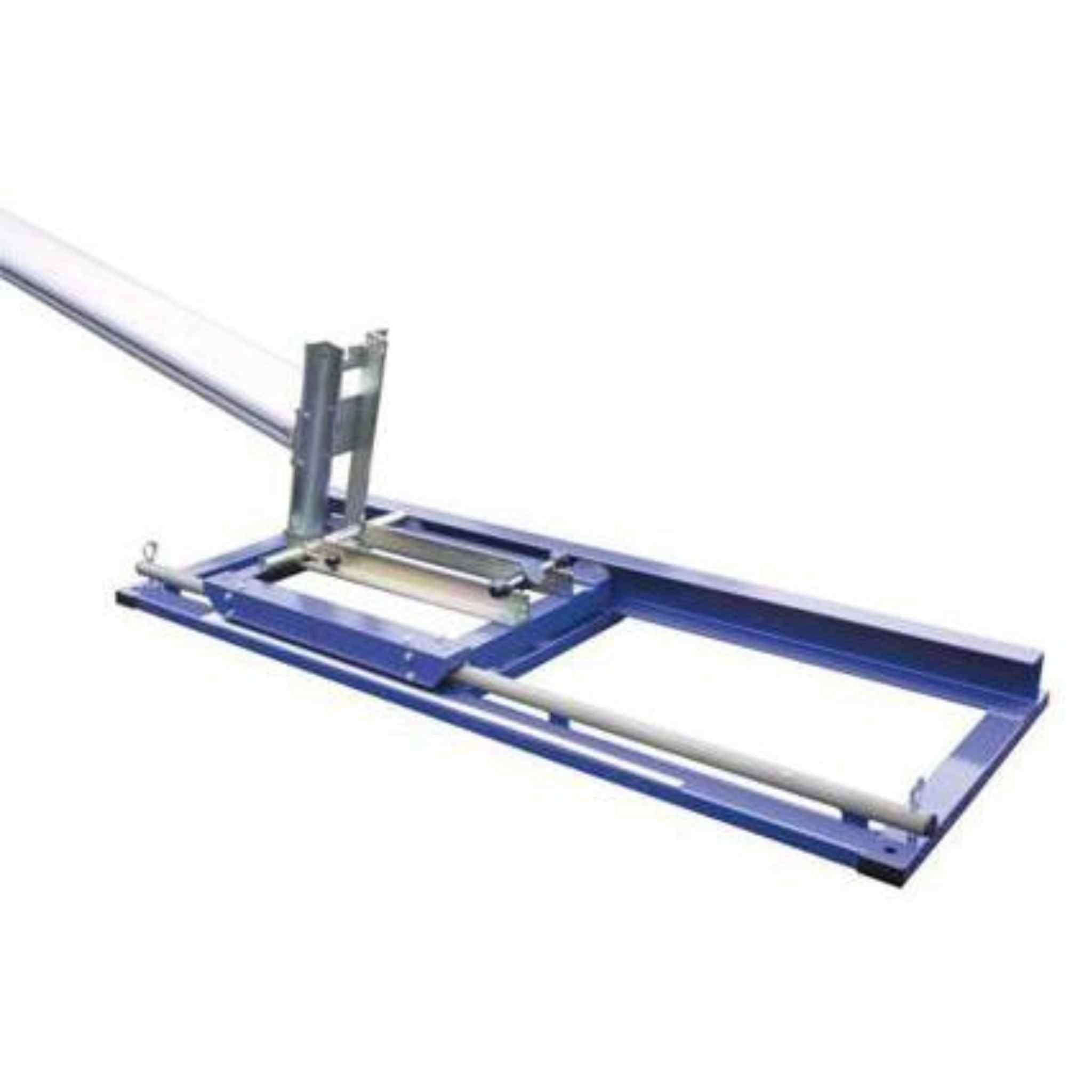 ARH Steel base and runners for pole vault uprights | with hinged fixing plate