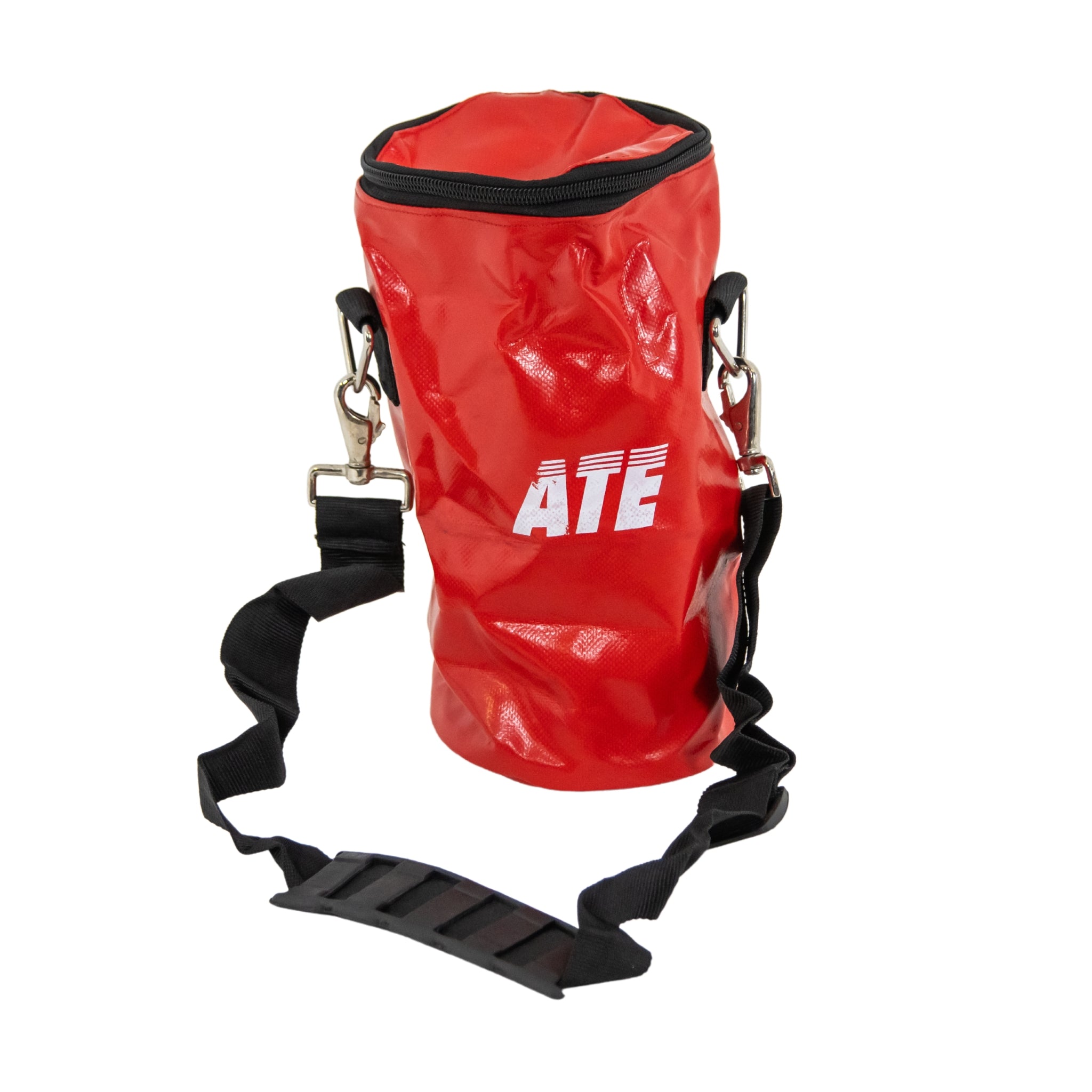 ATE Shot Kit bag | Red hardwearing fabric and black shoulder strap| Carries multiple shot or  shot and kit