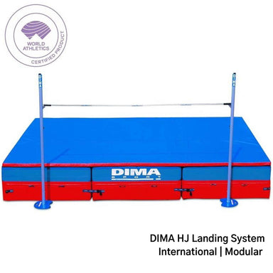 DIMA High Jump Landing System | International HJ Bed | Modular Design | World Athletics Certified | 6 x 4 x .7m