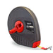 Fisco Futura Measuring Tape | Cased | 30m | Black case with red handle and opening