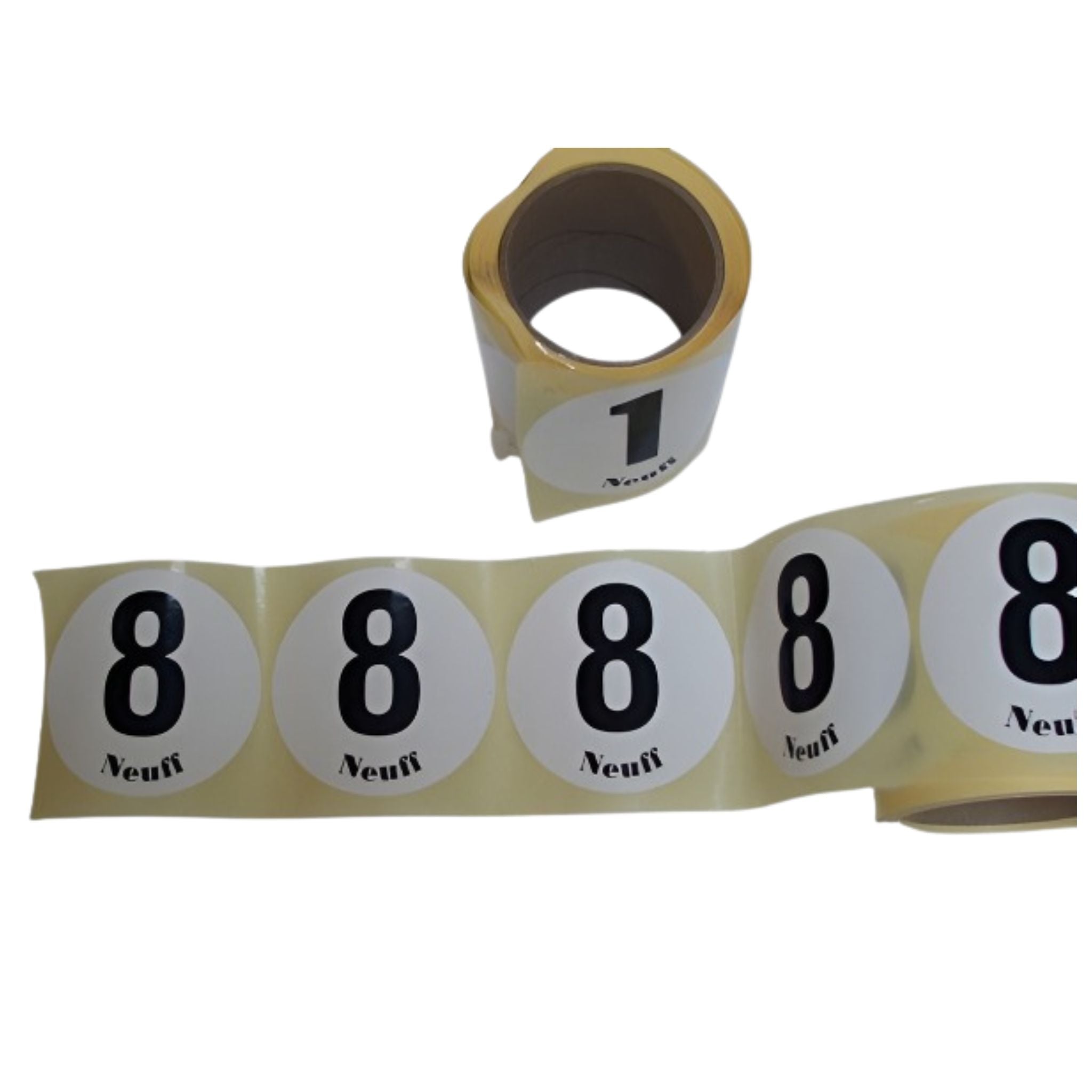 roll of leg race numbers various numbers