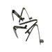 silver button spring clip for hurdles