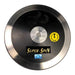 Nelco Super-Spin Black & Steel Discus | High spin discus with plastic plates and a steel rim and centre