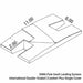 DIMA Double-Ended Pole Vault Landing System | International Bed | Comfort Plus Single Cover | 11 x 6 x .87 | Diagramme