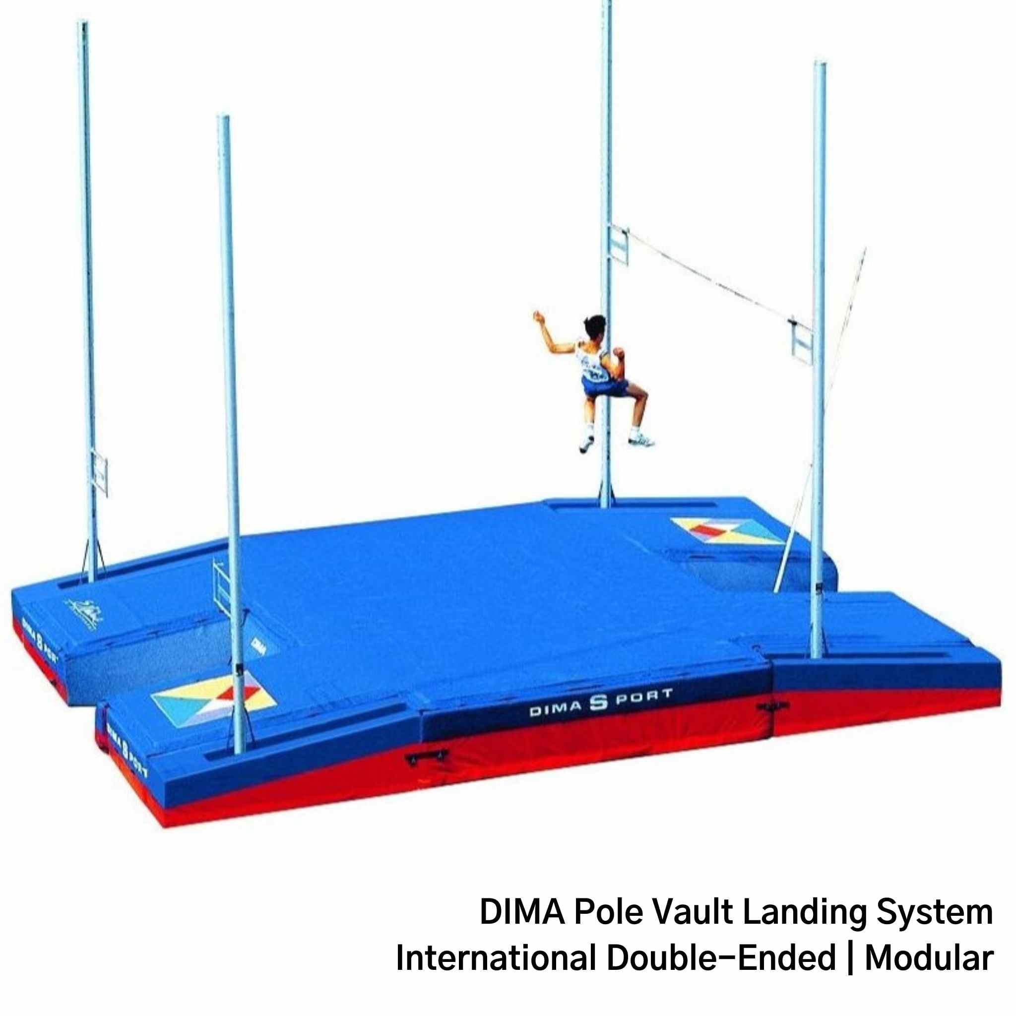 DIMA Double-Ended Pole Vault Landing System | International Bed | Modular | 11 x 6 x .87