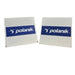 white metal pyramid with polanik written on