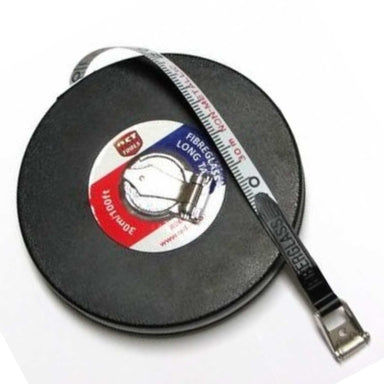 RST Measuring Tape | Cased | 20m | Black leatherette case with white fibreglass tape