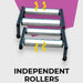 Invictus Active Race Rollers detail showing independent rollers