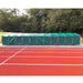 Retractable weather cover for landing areas | Canvas over concertina steel frame | Long Jump, High Jump or Pole Vault available | Sports tunnel  | Side View