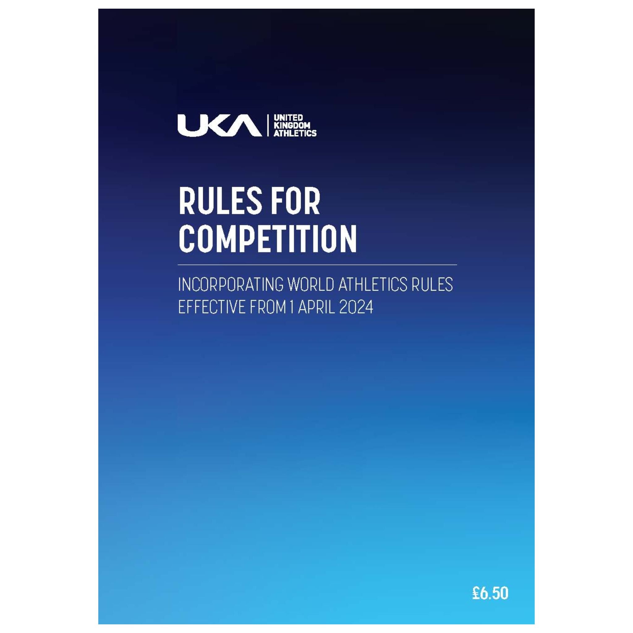 UKA rule book 2024 competiton rules
