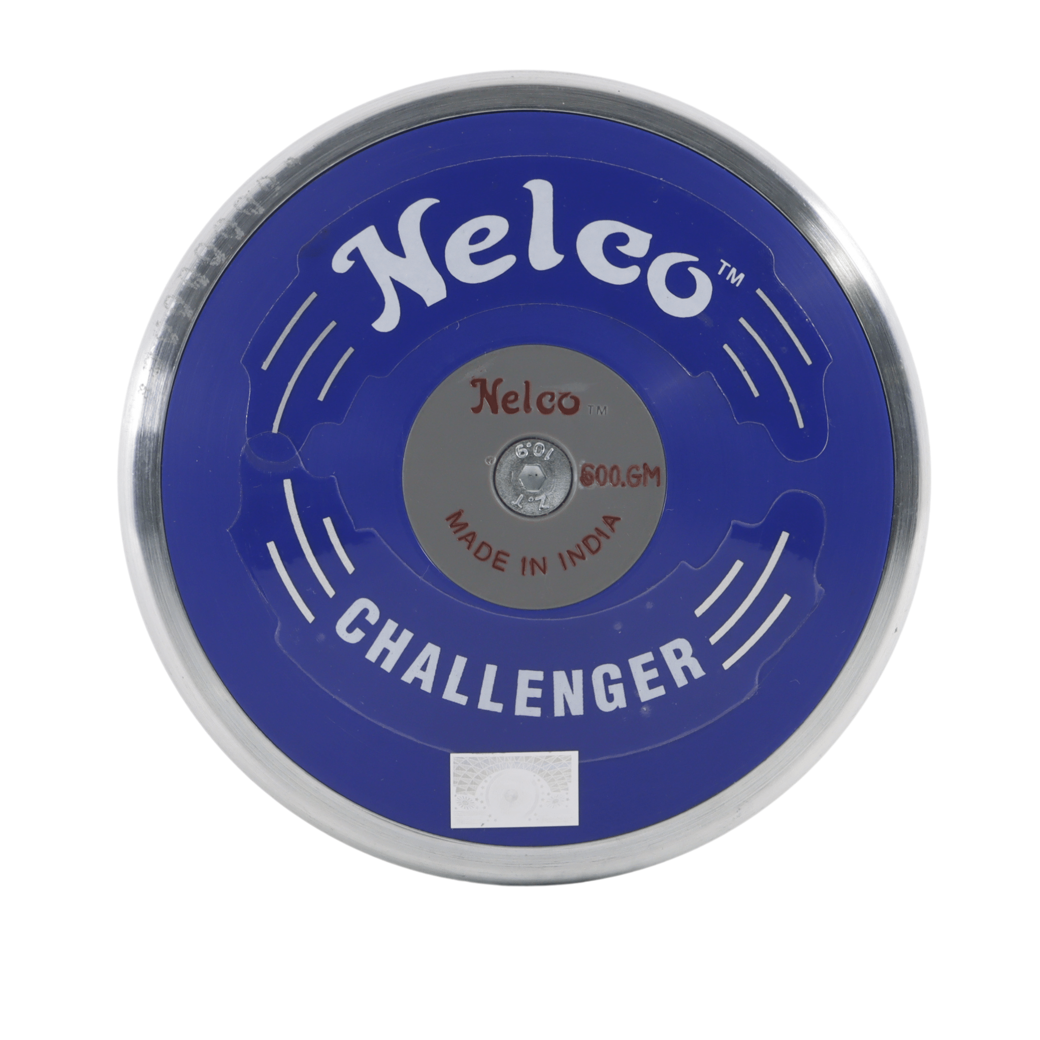 Nelco Challenger discus | Blue Plates, Steel rim | Beginner low-spin | 600g