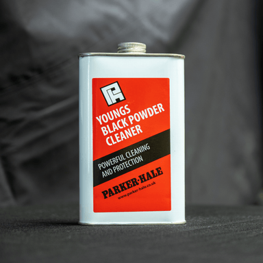500ml tin of solvent for black powder residue  | Athletics Starter Pistol maintenance