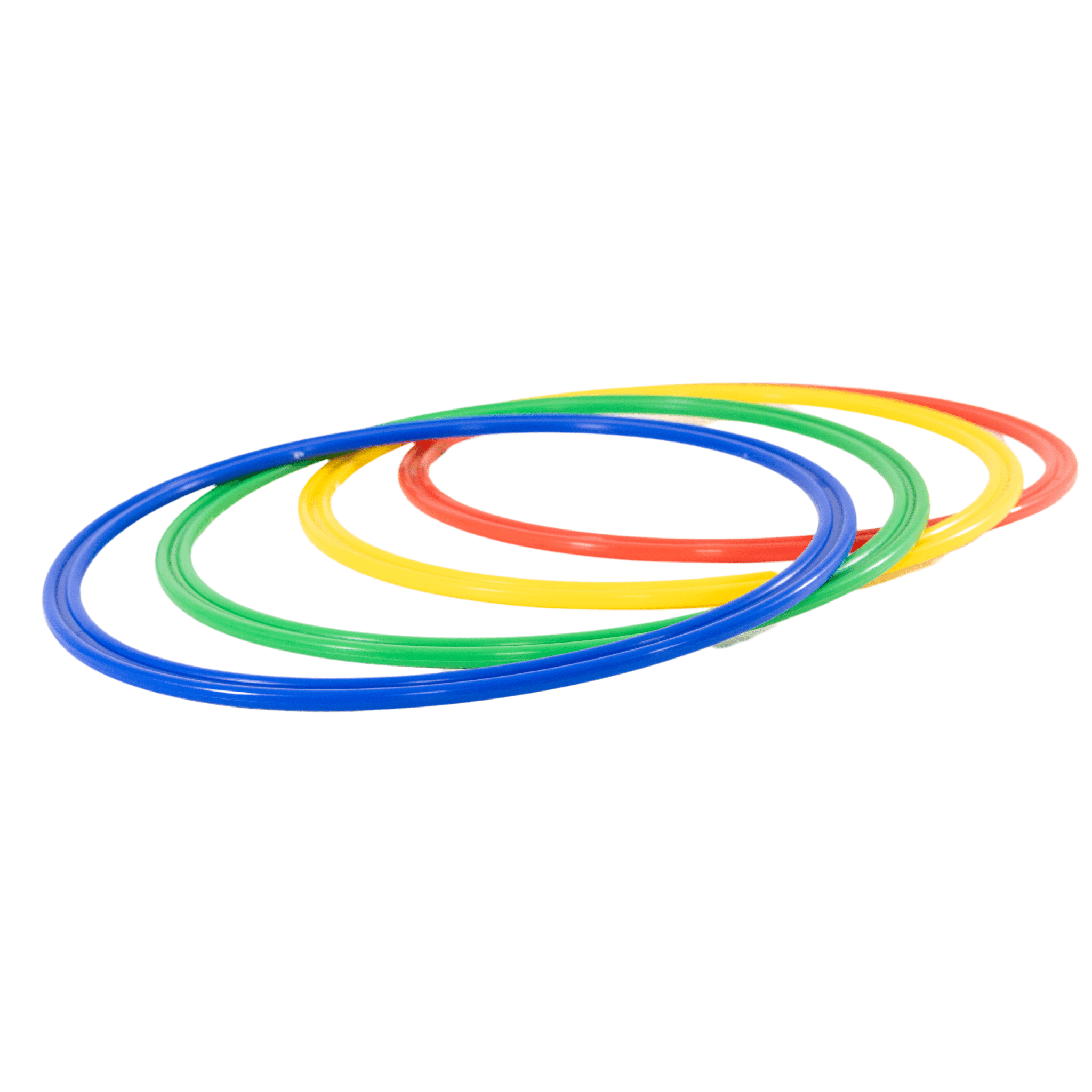 Set of 12 plastic hoops in various colours | For Plyometric and agility training | social distance training