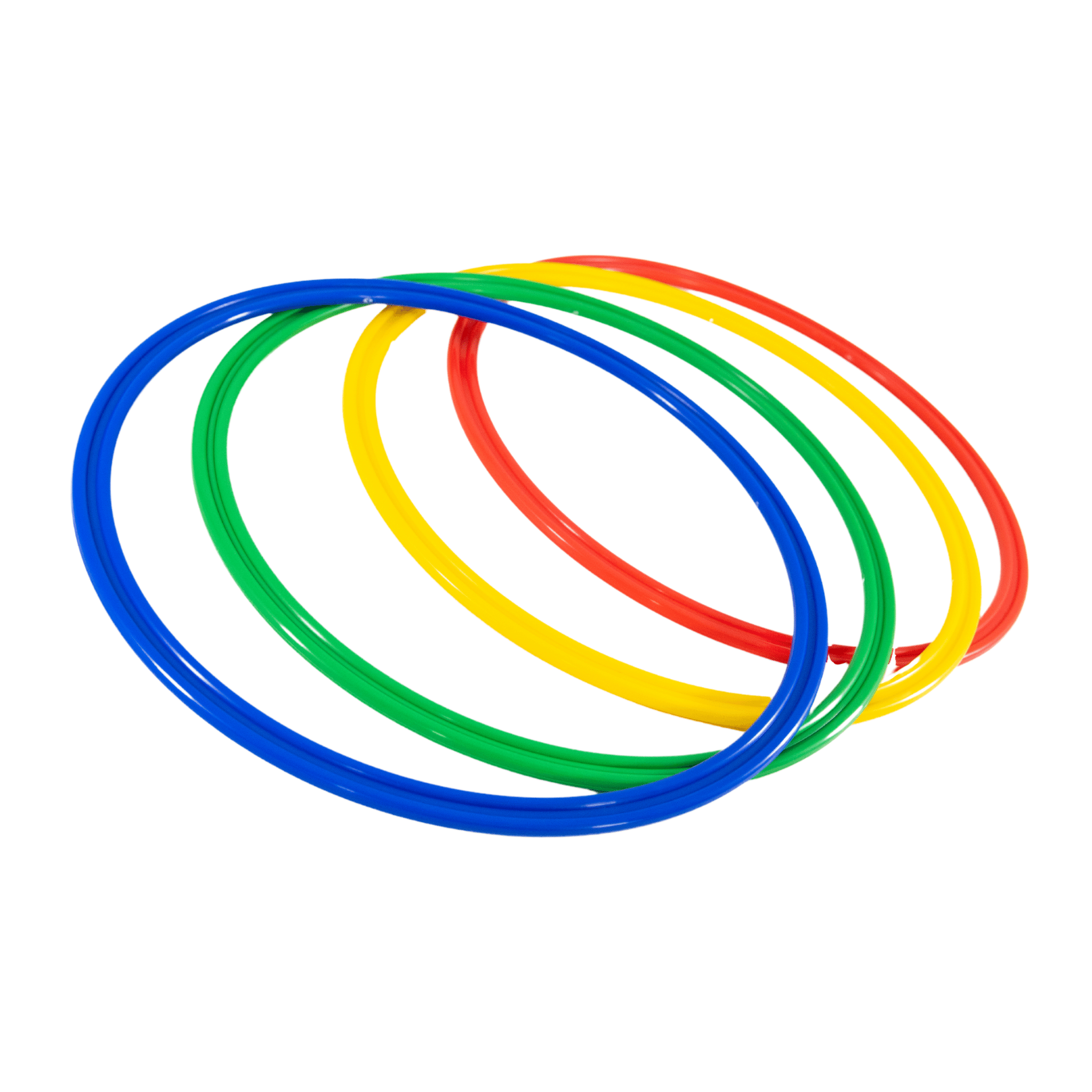 Set of 12 plastic hoops in various colours | For Plyometric and agility training | social distance training