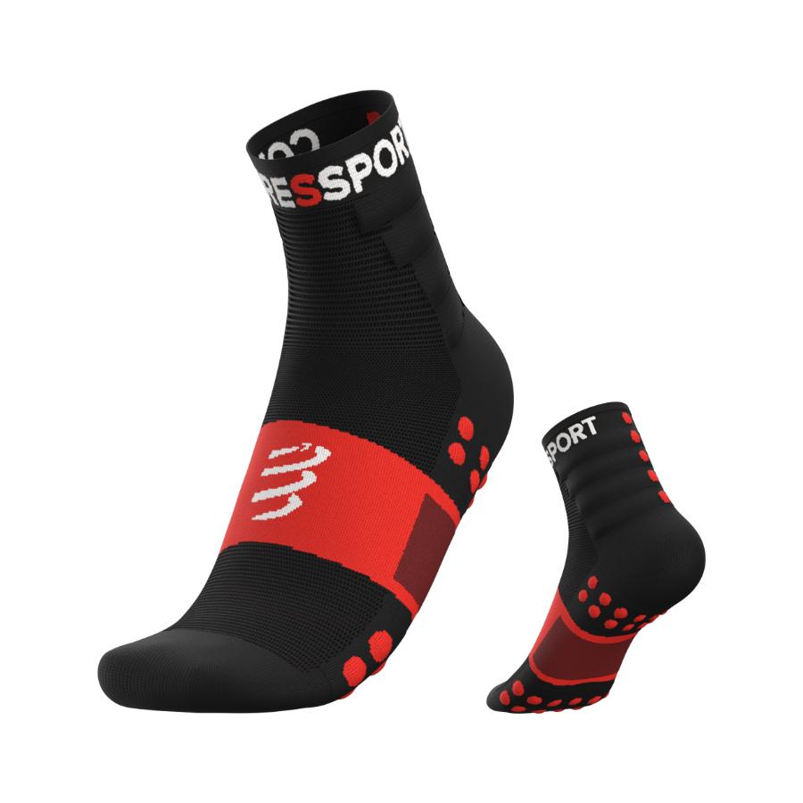 CompresSport Training Socks Red Black
