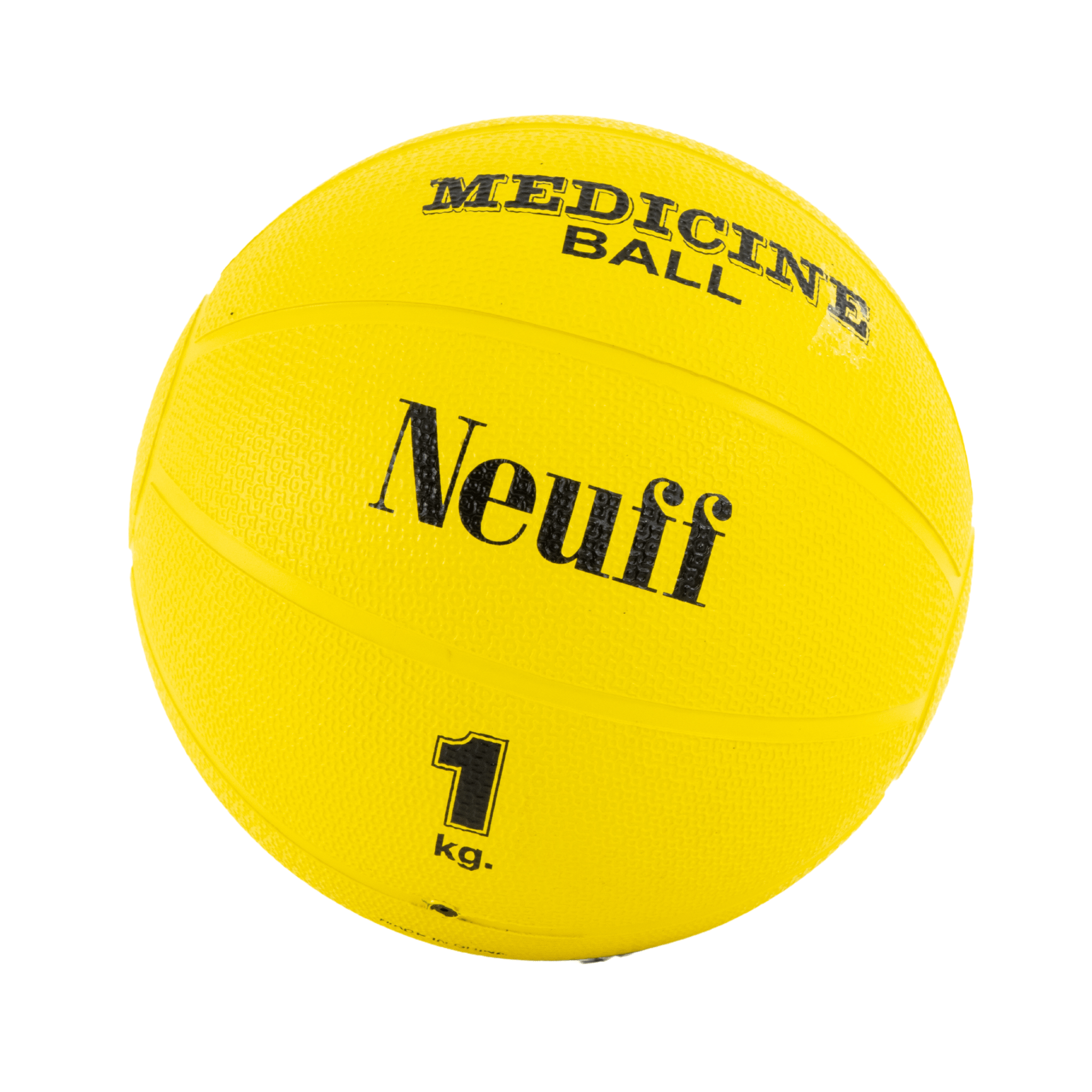 Neuff Medicine Ball | 1 kg | Yellow with black logo