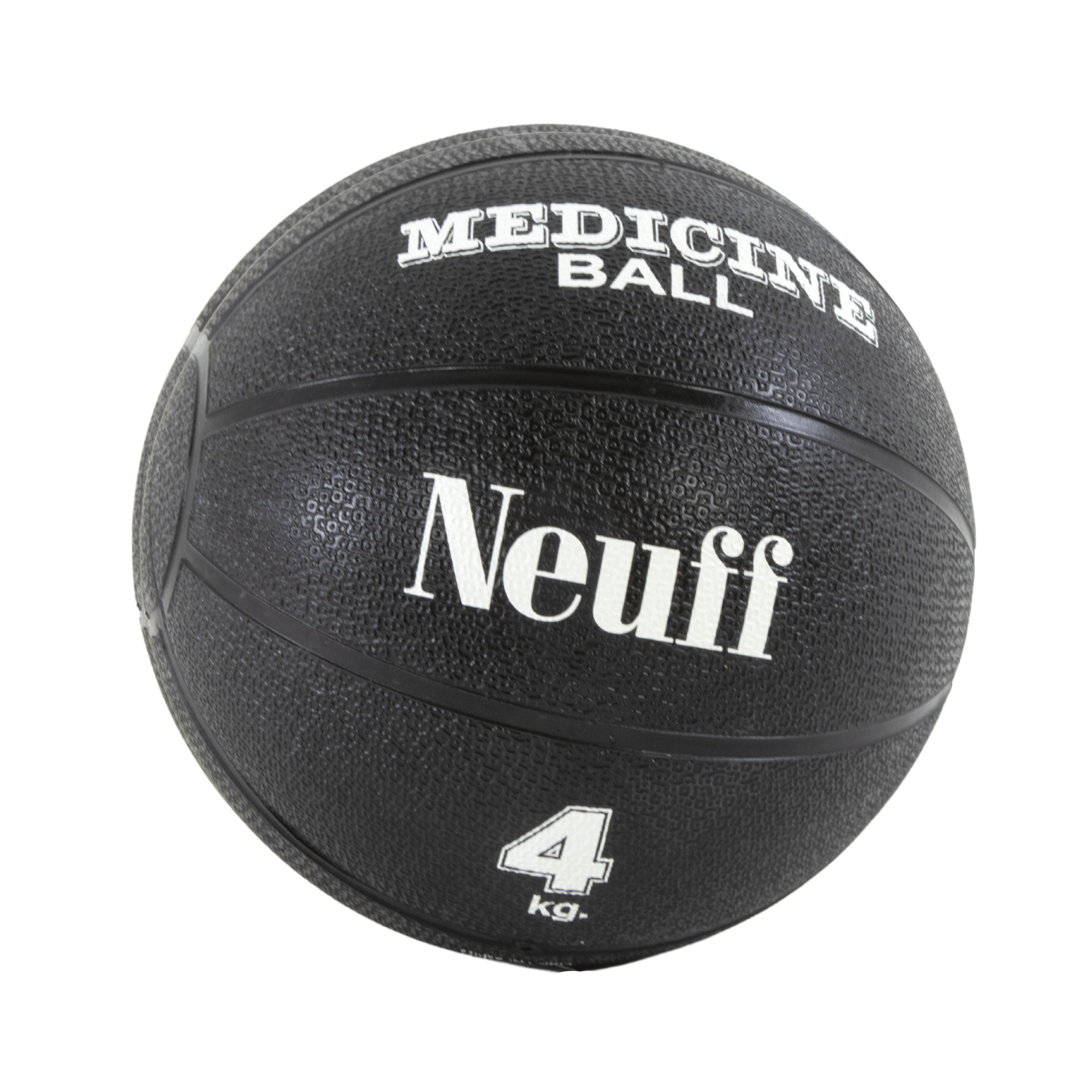 Neuff Medicine Ball | 4 kg | Black with white logo