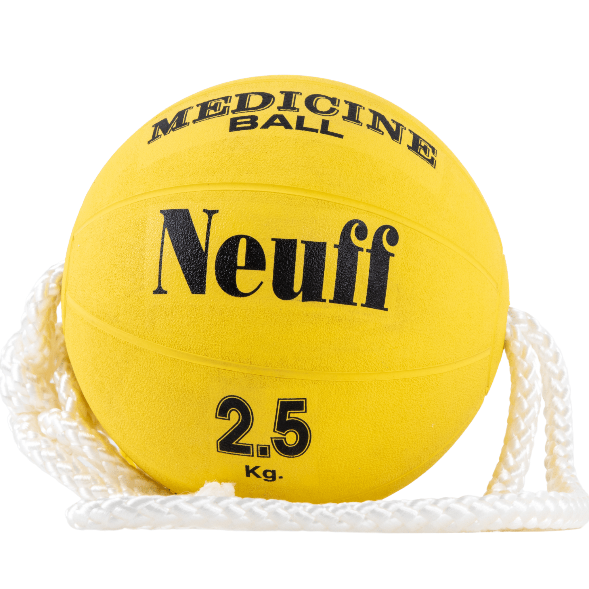 Medicine Ball with Rope through the centre | Neuff 2.5kg 