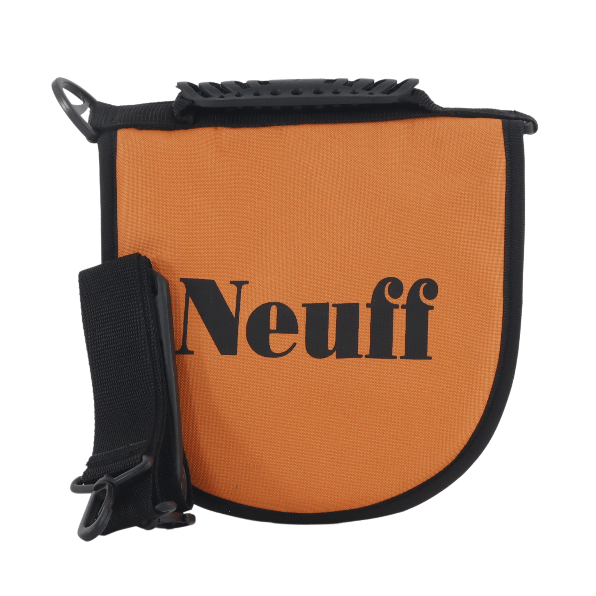 Orange double padded discus bag hold two discus