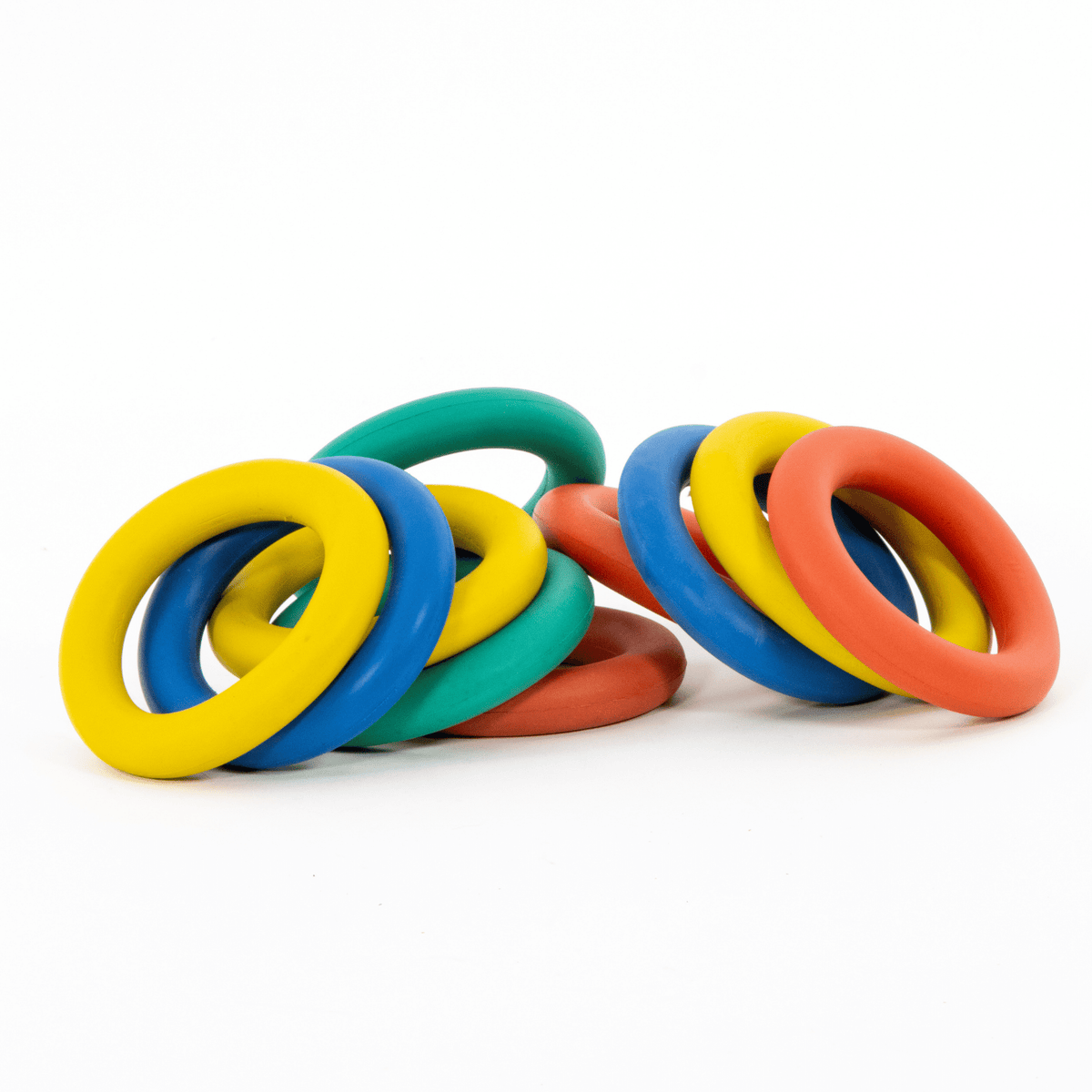 Foam Quoit Rings | 10 pack coloured | PE essentials | Neuff