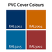 Pole Vault Landing Bed | Nordic Pole Vault Pit Champion 2 | PVC Cover Colour Chart