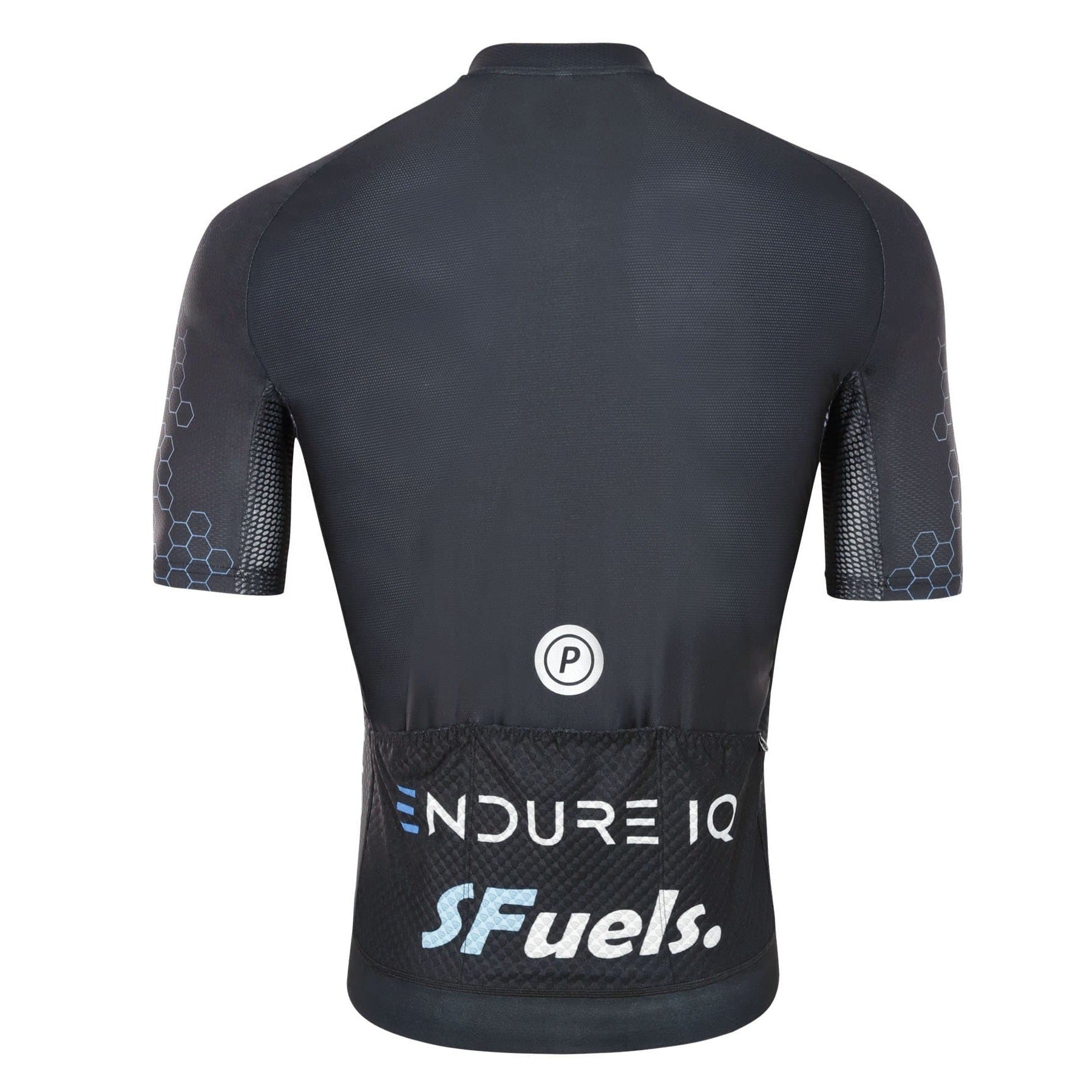 Purpose Elite Racing Cycling Jersey (Black) rear view